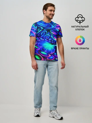 Мужская базовая футболка / PSY NEON