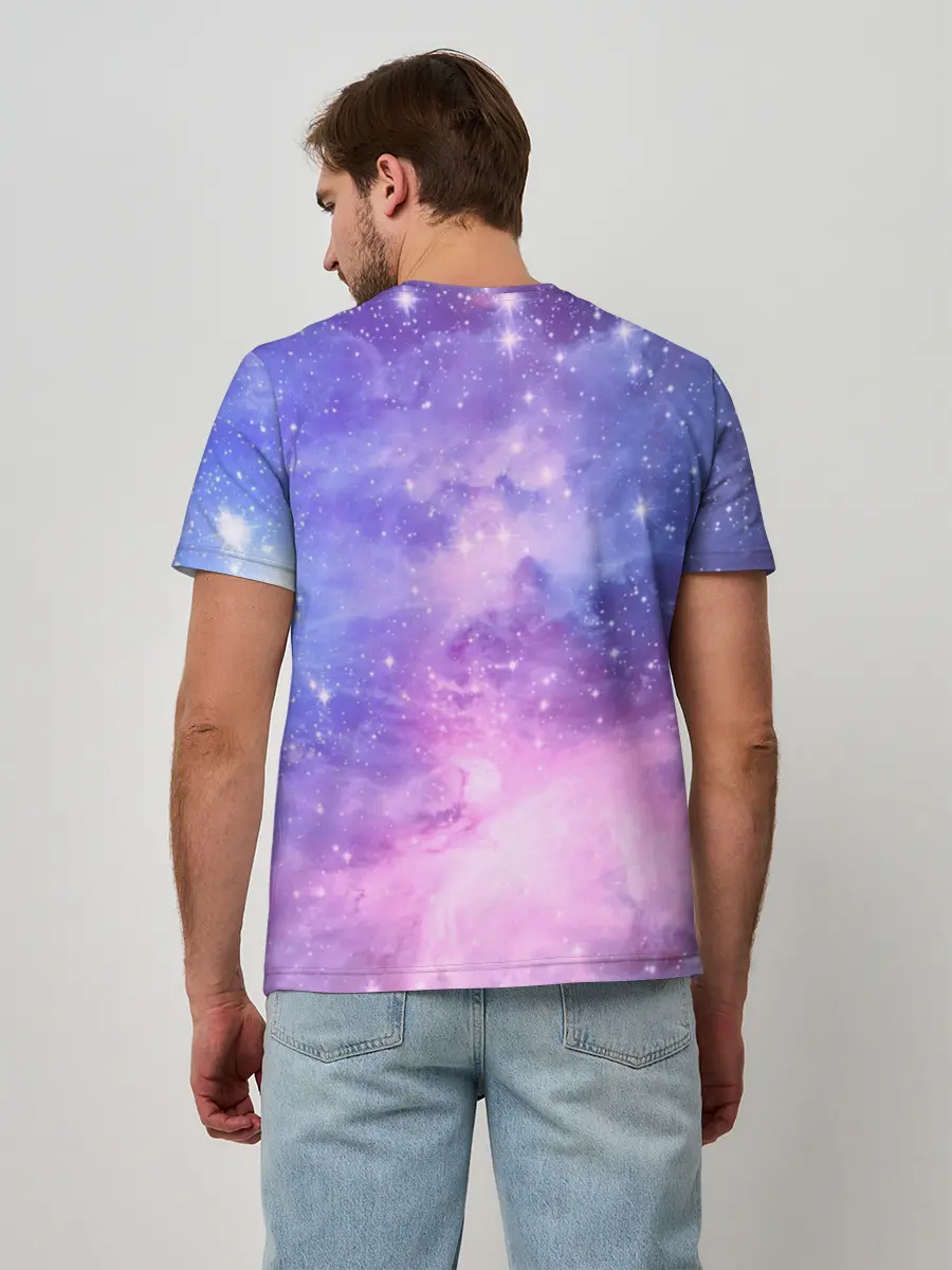 Мужская базовая футболка / Галактика
