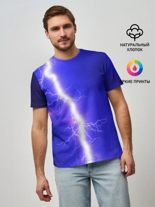 Мужская базовая футболка / NEON ELECTRIX