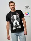 Мужская базовая футболка / Стаффордширский терьер