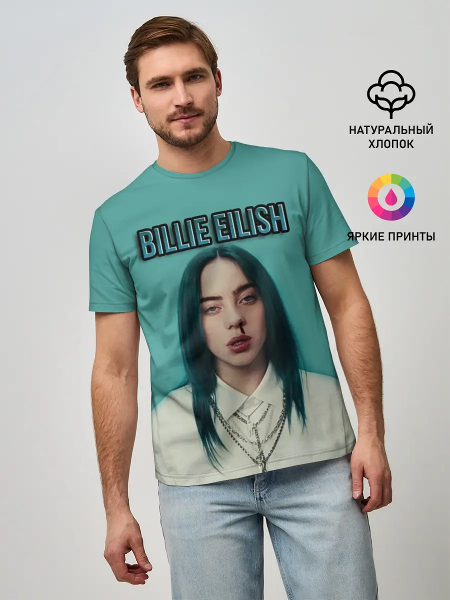 Мужская базовая футболка / BILLIE EILISH