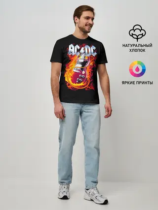 Мужская базовая футболка / AC/DC