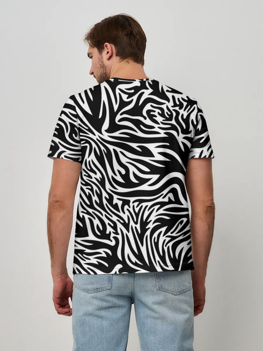 Мужская базовая футболка / Мудрая Панда