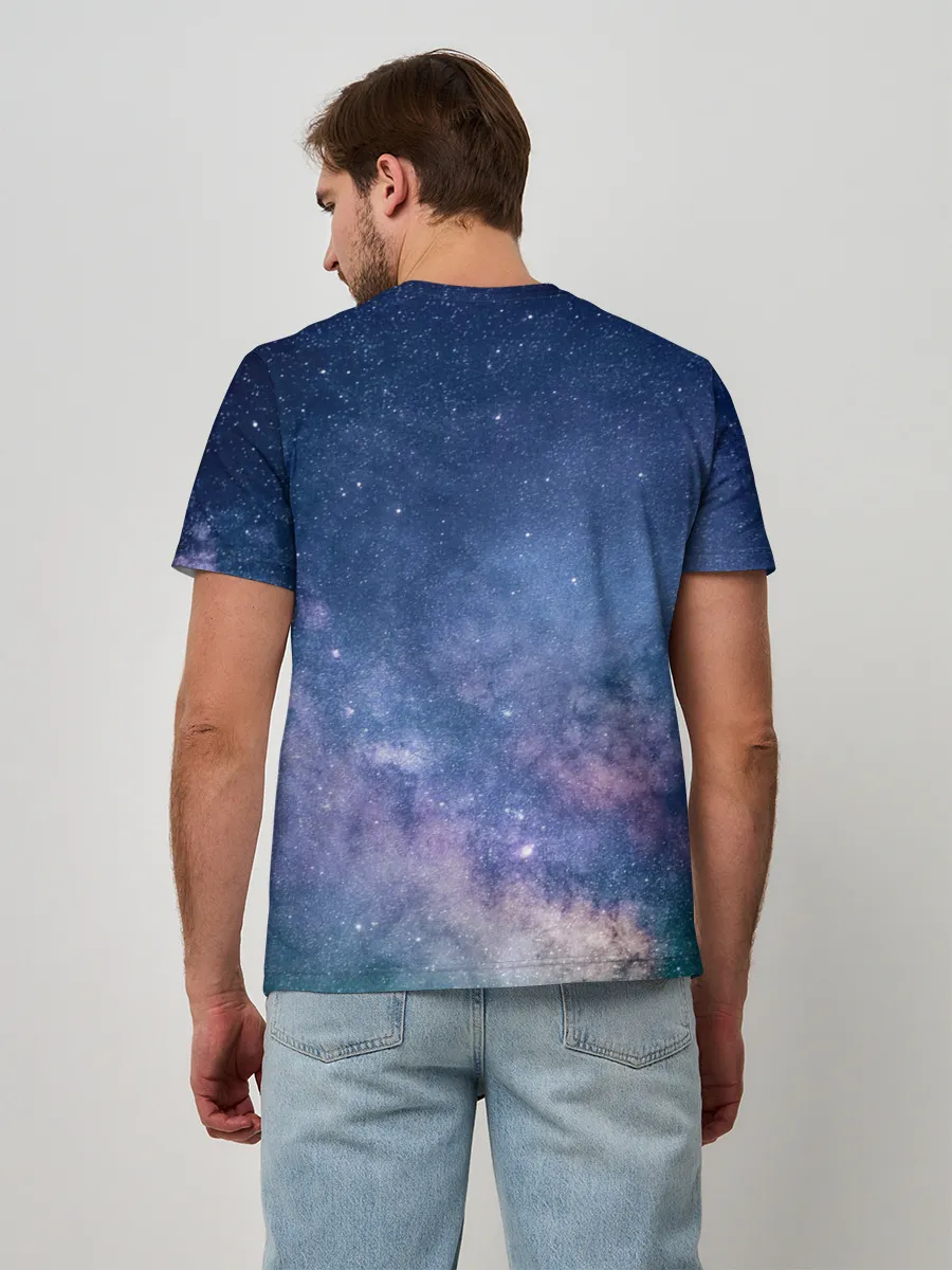 Мужская базовая футболка / Космос