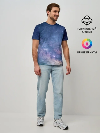 Мужская базовая футболка / Космос