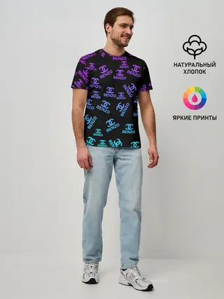 Мужская базовая футболка / Benzo Gang - Big Baby Tape