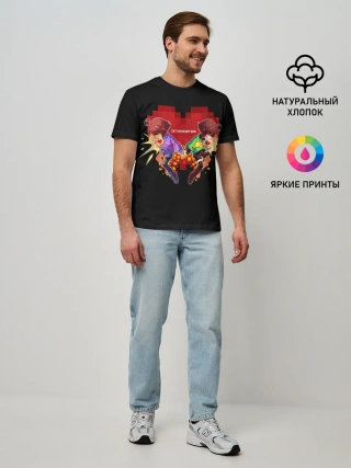 Мужская базовая футболка / UNDERTALE