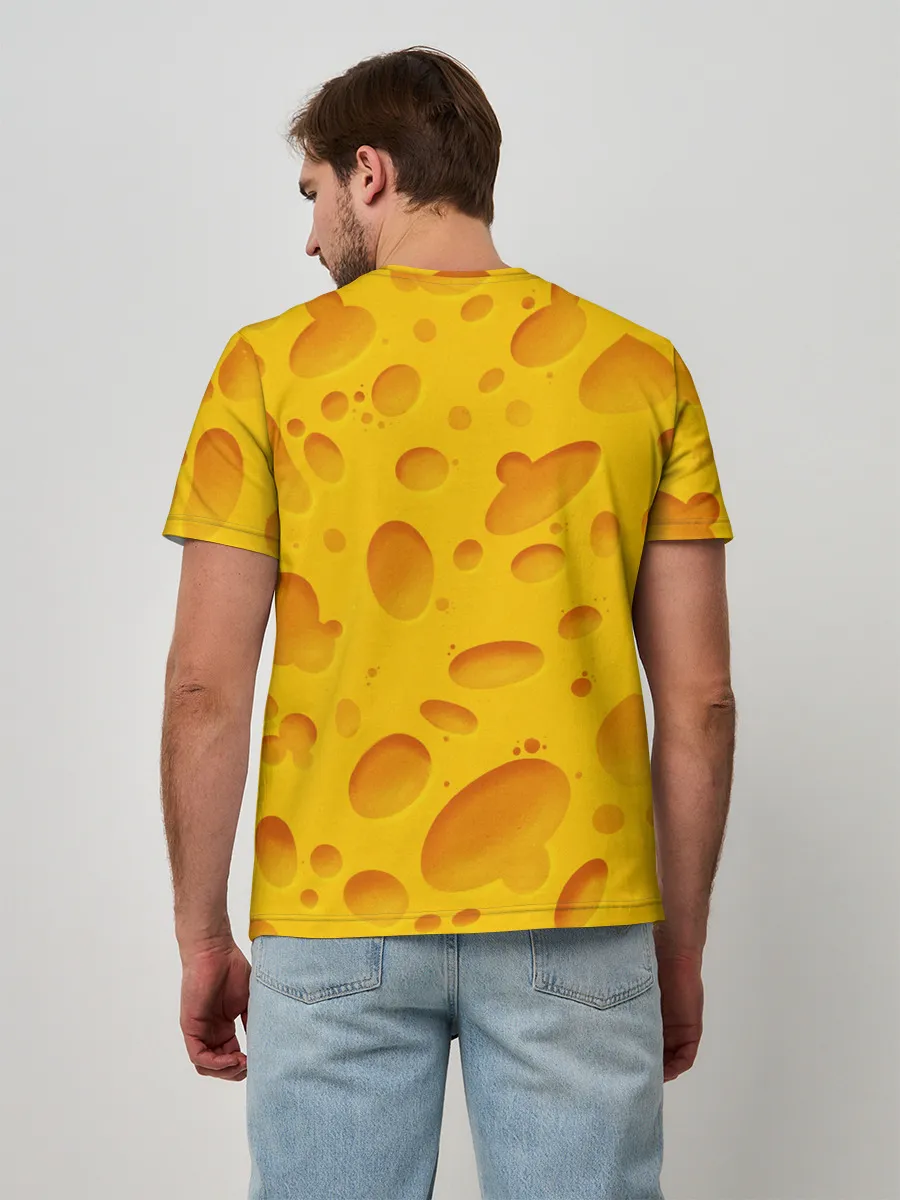 Мужская базовая футболка / Сыр
