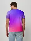 Мужская базовая футболка / фиолетовый кристалл
