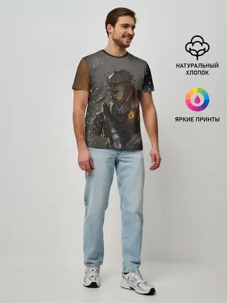 Мужская базовая футболка / CHRIS FEHN | SLIPKNOT | СЛИПКНОТ