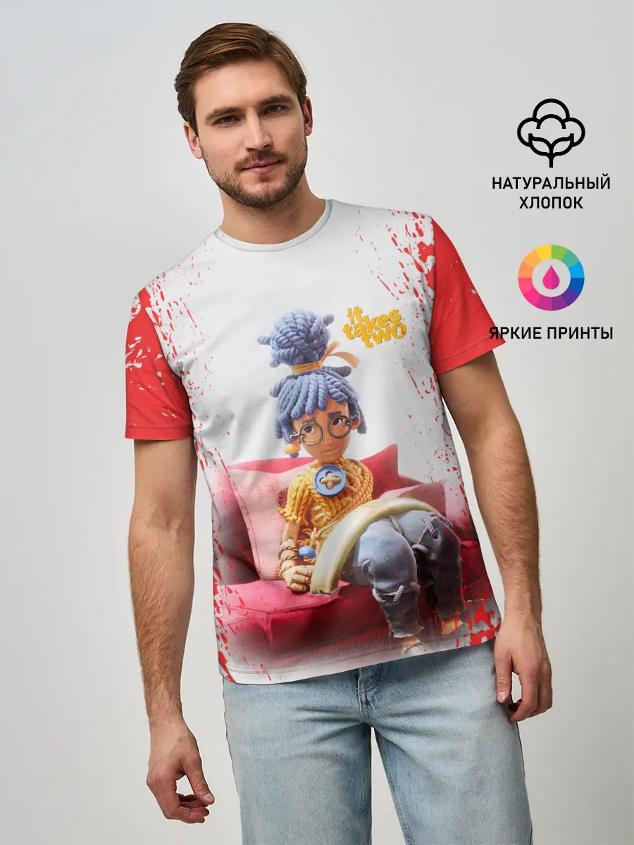 Мужская базовая футболка / It takes two | Hazelight Studios