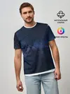 Мужская базовая футболка / звездное небо