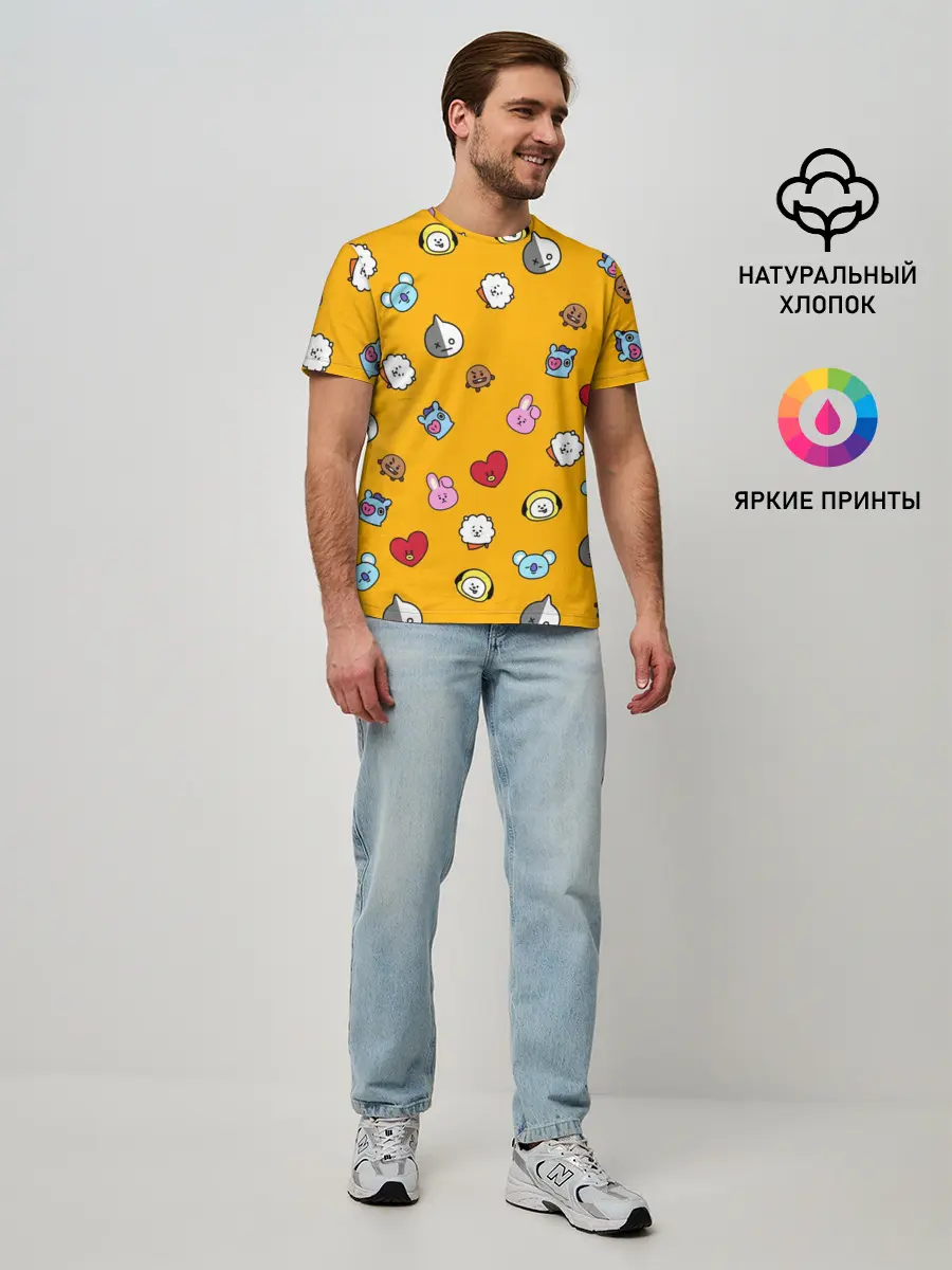 Мужская базовая футболка / BT21