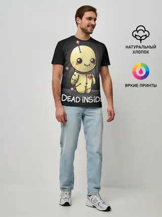 Мужская базовая футболка / DEAD INSIDE