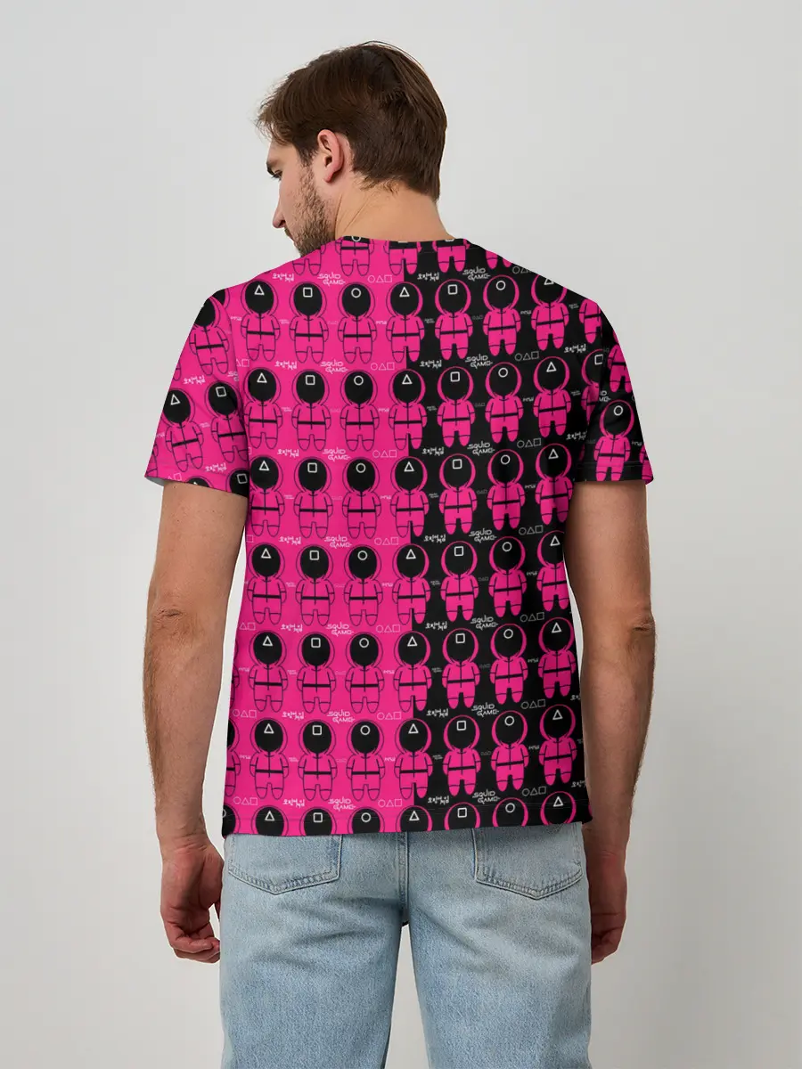 Мужская базовая футболка / Squid Game