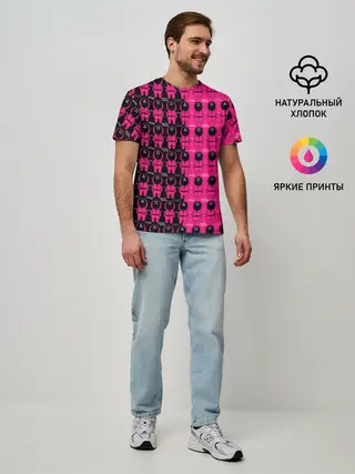 Мужская базовая футболка / Squid Game