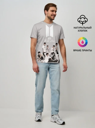 Мужская базовая футболка / BTS Take love