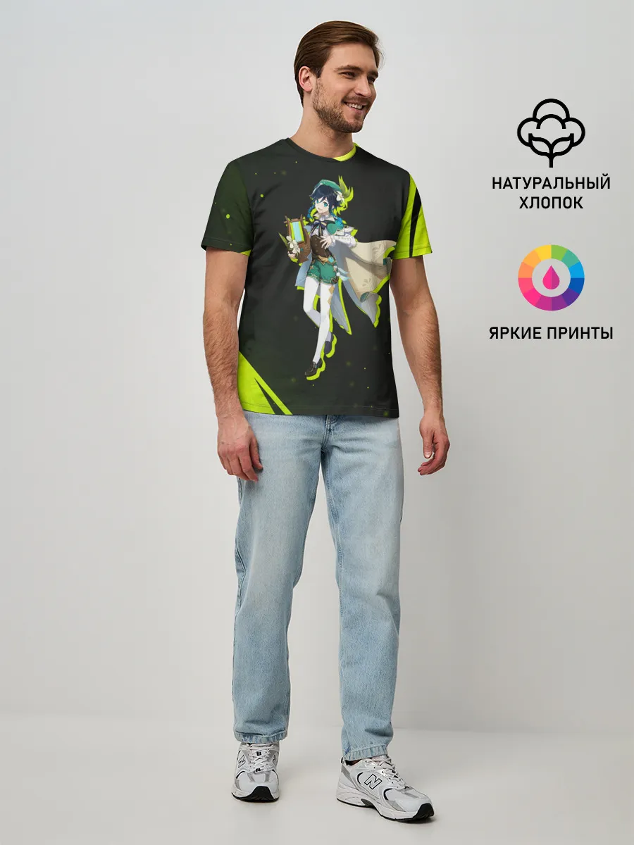 Мужская базовая футболка / Genshin Impact
