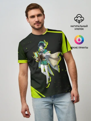 Мужская базовая футболка / Genshin Impact