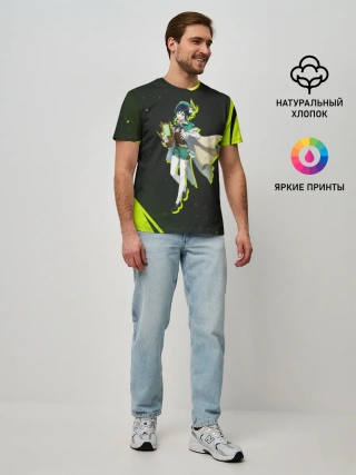 Мужская базовая футболка / Genshin Impact