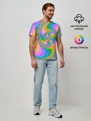 Мужская базовая футболка / КИСЛОТНЫЕ РАЗВОДЫ