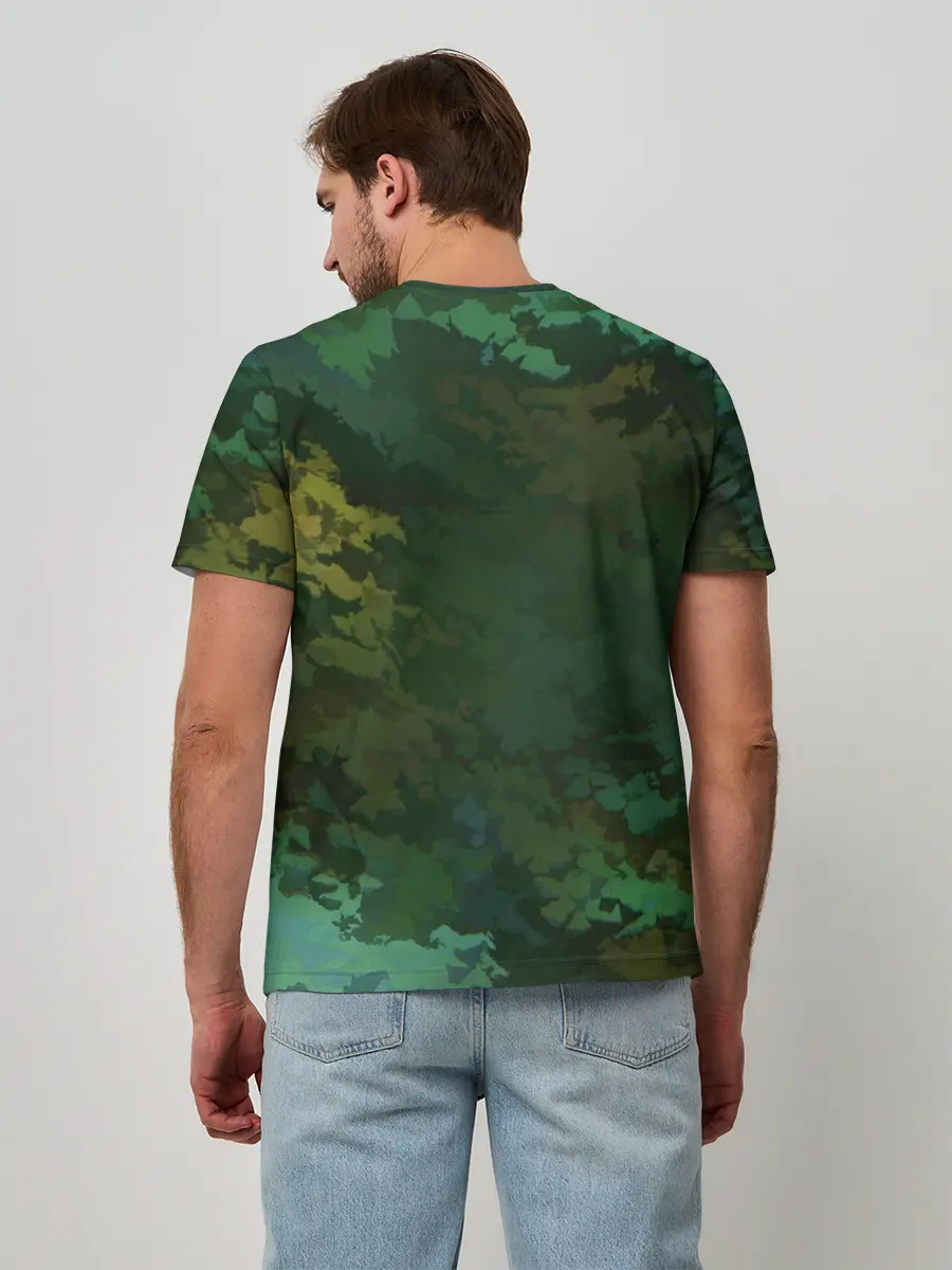 Мужская базовая футболка / Армейский Камуфляж | Ранний