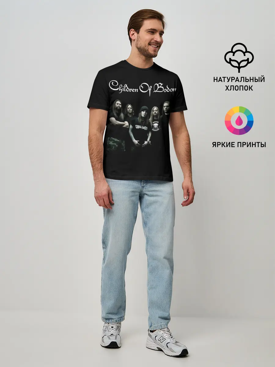 Мужская базовая футболка / Children of Bodom 3