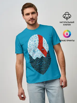 Мужская базовая футболка / Бог войны