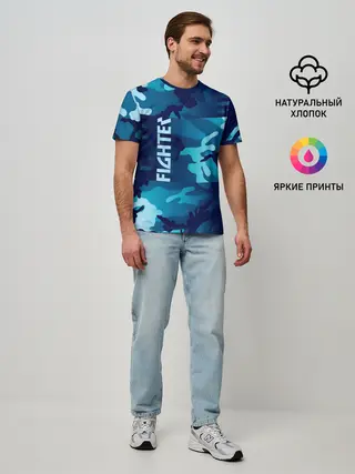 Мужская базовая футболка / FIGHTER