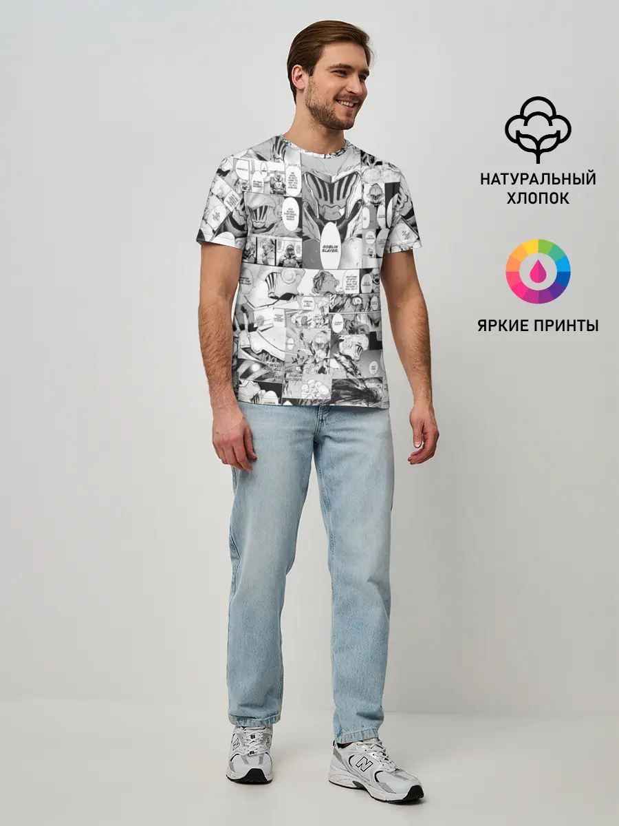 Мужская базовая футболка / Goblin Slayer Manga