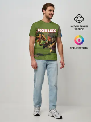 Мужская базовая футболка / ROBLOX
