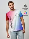 Мужская базовая футболка / MERCEDES / МЕРСЕДЕС