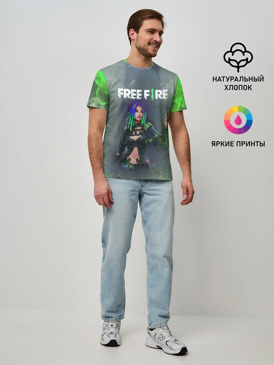 Мужская базовая футболка / Фри Фаер | Garena Free Fire