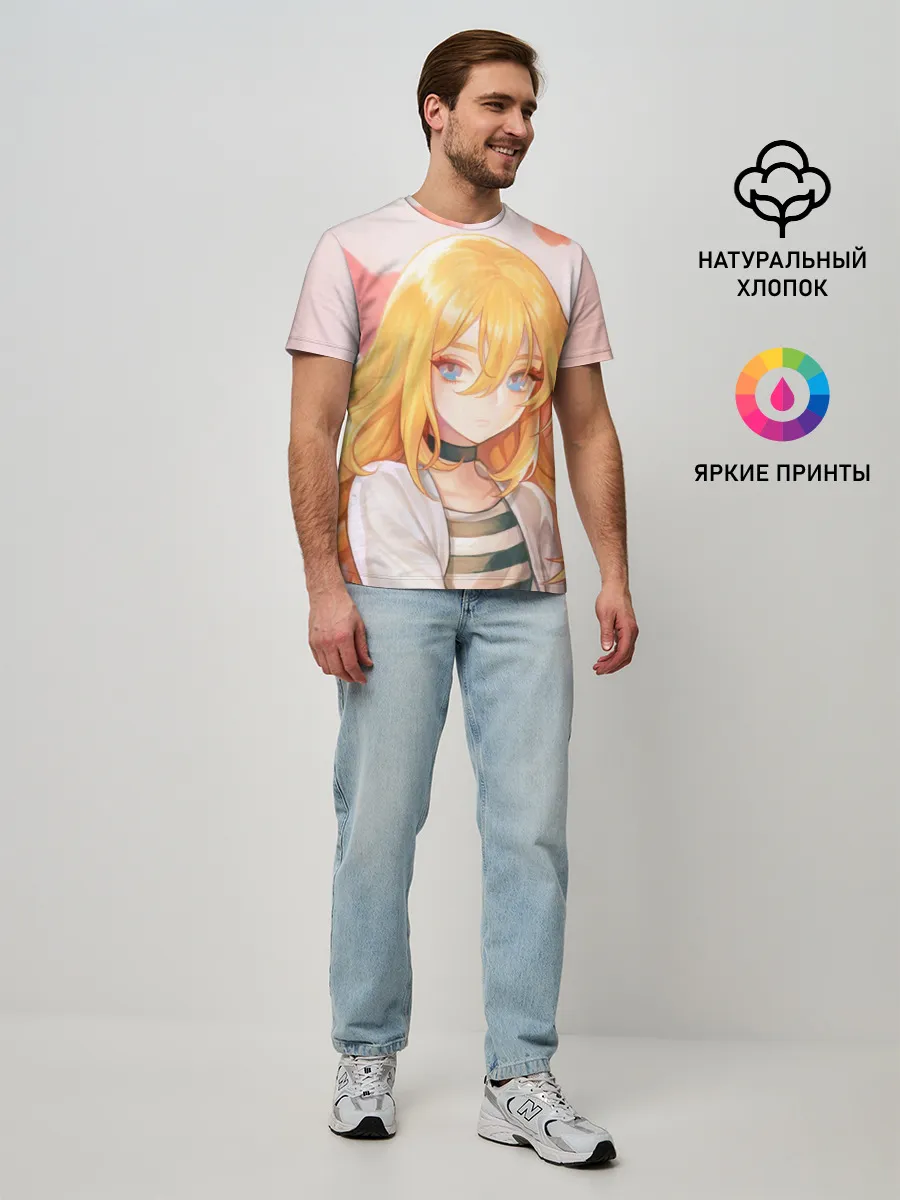 Мужская базовая футболка / Satsuriku no Tenshi