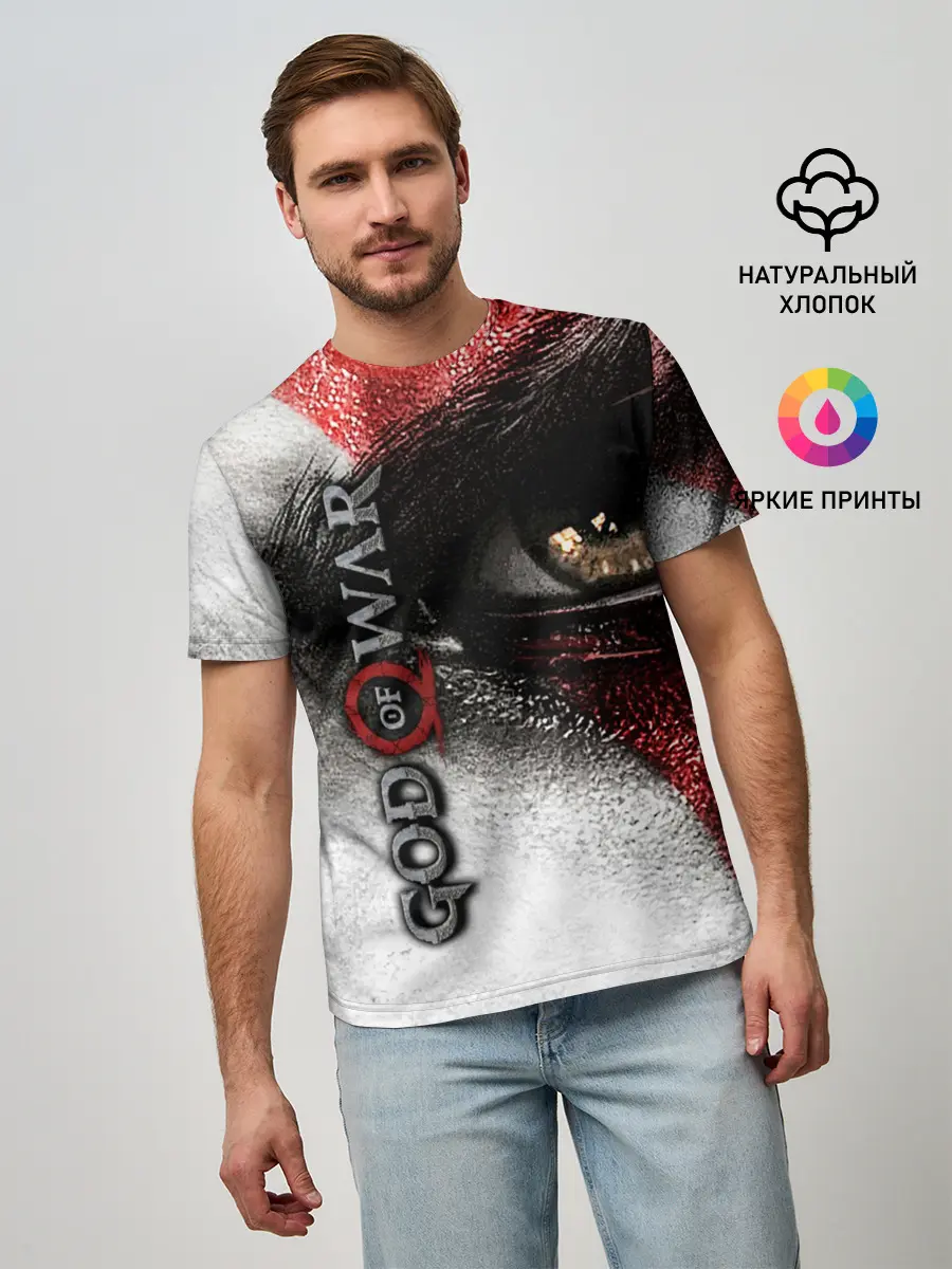 Мужская базовая футболка / God of War