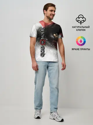 Мужская базовая футболка / God of War