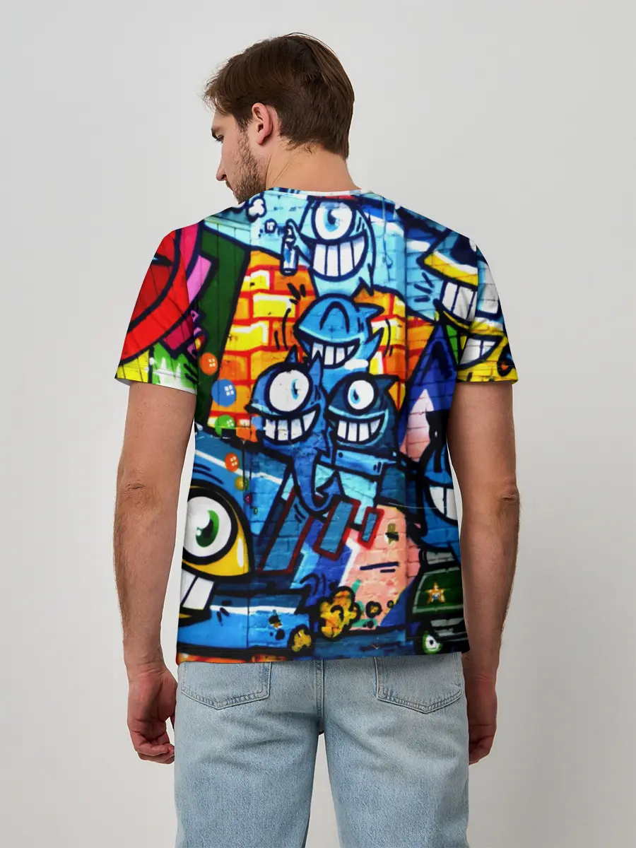 Мужская базовая футболка / GRAFFITI EXCLUSIVE