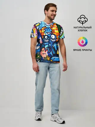 Мужская базовая футболка / GRAFFITI EXCLUSIVE