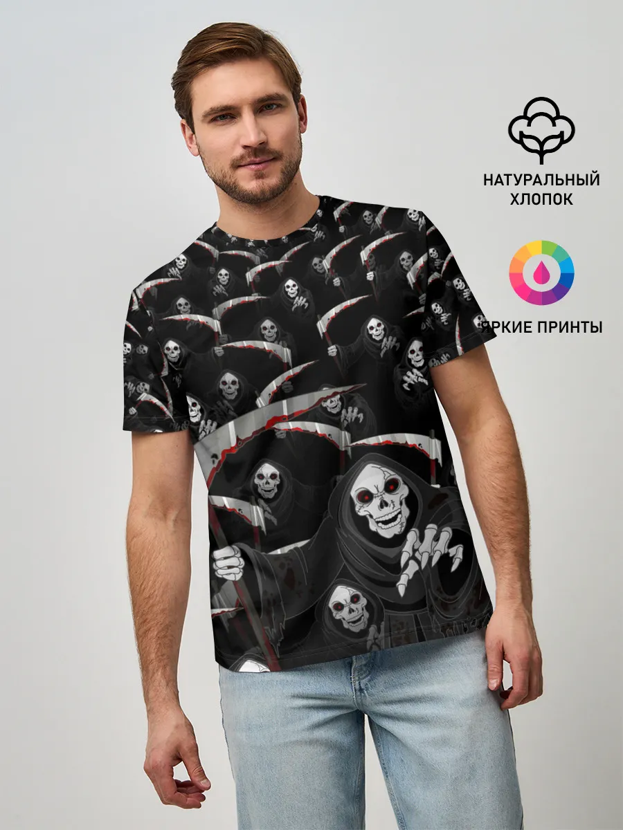 Мужская базовая футболка / Жнецы идут