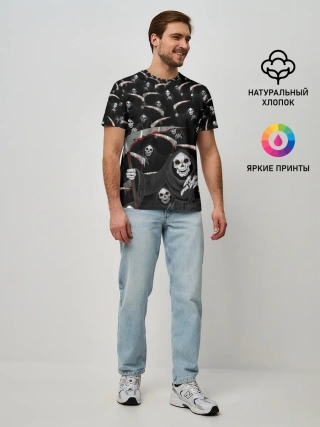 Мужская базовая футболка / Жнецы идут