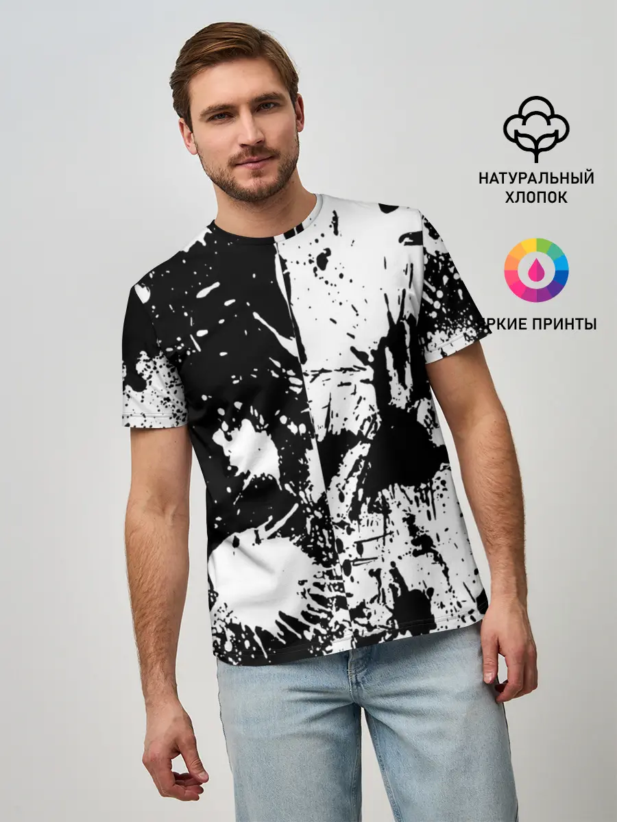 Мужская базовая футболка / КРАСКА И НИЧЕГО ЛИШНЕГО!