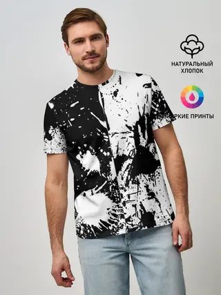 Мужская базовая футболка / КРАСКА И НИЧЕГО ЛИШНЕГО!