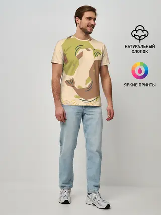 Мужская базовая футболка / Рыбы. Знаки зодиака, море