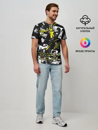 Мужская базовая футболка / Цой