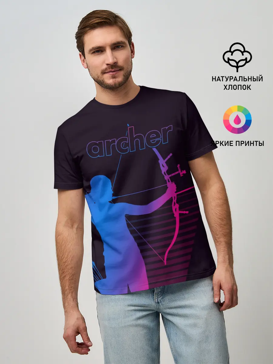 Мужская базовая футболка / Archer