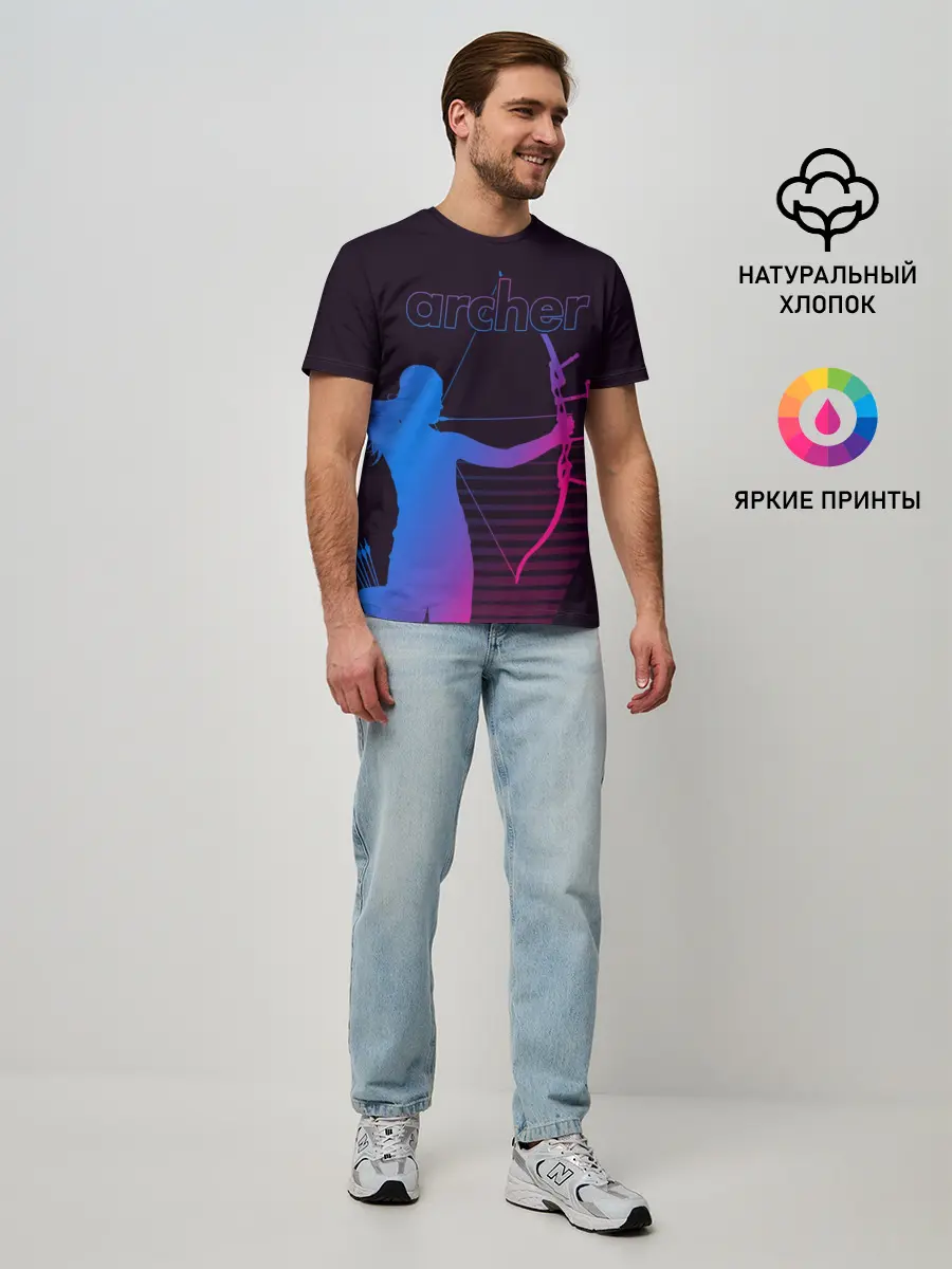 Мужская базовая футболка / Archer