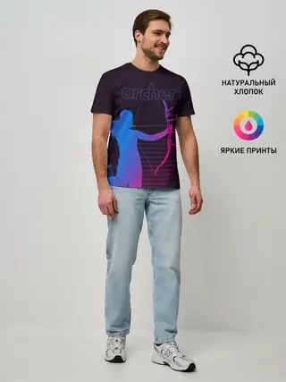 Мужская базовая футболка / Archer