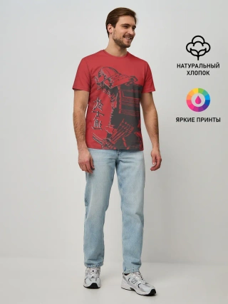 Мужская базовая футболка / Самурай