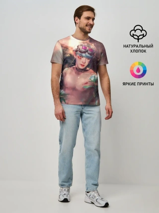 Мужская базовая футболка / Wonho_3