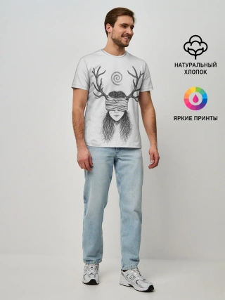 Мужская базовая футболка / True Detective